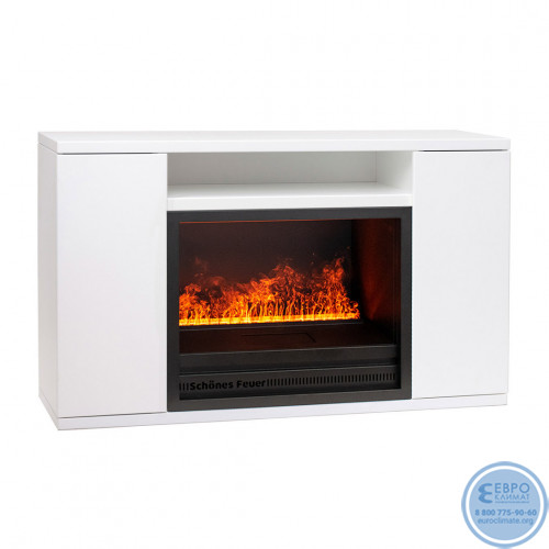 Электрический  очаг Schones Feuer 3D FireLine  HUGO 26 + Blue Effect Flame (с эффектом cинего пламени)-11