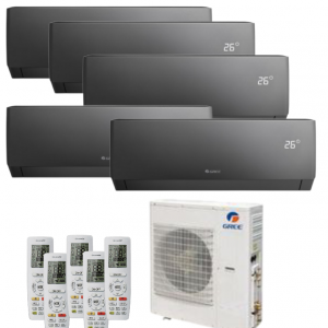 Мульти сплит-система инверторная Gree серия Pular SILVER R32 5xGWH09AGCXB-K6DNA4F/I/GWHD(42)NK6OO (25м+25м+25м+25м+25м)