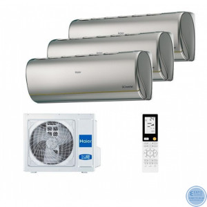 Мульти сплит-система инверторная Haier серия JADE 3 x AS35S2SJ3FA-S / 5U105S2SS5FA (35м+35м+35м) 