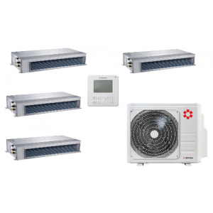 Мульти сплит-система инверторная канальная Kentatsu 4xKMKA20HZRN1/K4MRA80HZRN1 (20м+20м+20м+20м) 
