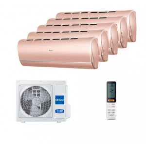 Мульти сплит-система инверторная  Haier серия JADE 5 x AS25S2SJ3FA-G /5U125S2SN1FA (25м +25м+25м+25м+25м)