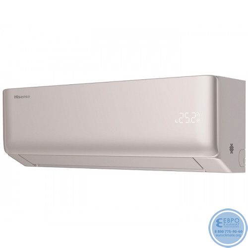Настенный инверторный кондиционер Hisense AS-10UW4RLCHD00(C) серия VIBE PRO CHAMPAGNE EU DC INVERTER Wi-Fi