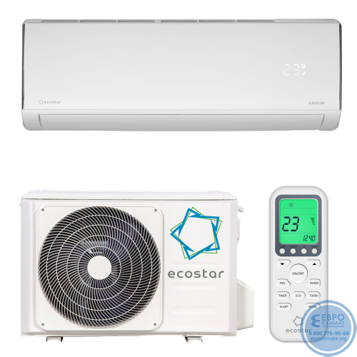 Настенный кондиционер ECOSTAR KVS-RAM18CH серия Radium -4