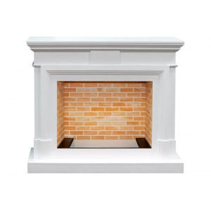 Портал Dimplex Coventry Белый/кирпич  под очаг Cassete 400/600