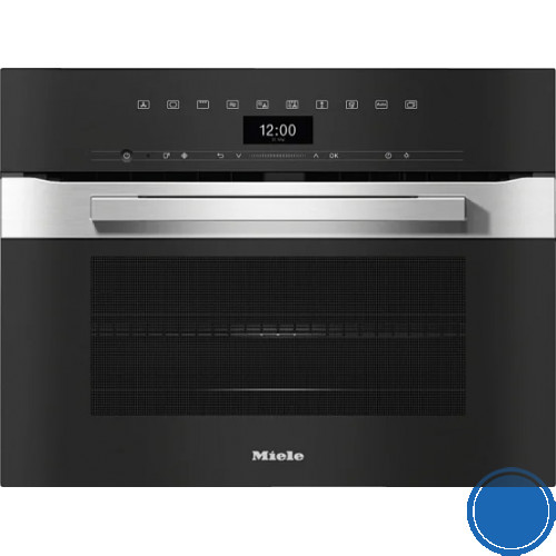 Компактный духовой шкаф Miele с СВЧ H 7440 BM CLST