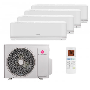 Мульти сплит-система инверторная Dantex серия Flex Profi 4xRK-MW09HG / RK-4M36HGE-W (25м+25м+25м+25м) 
