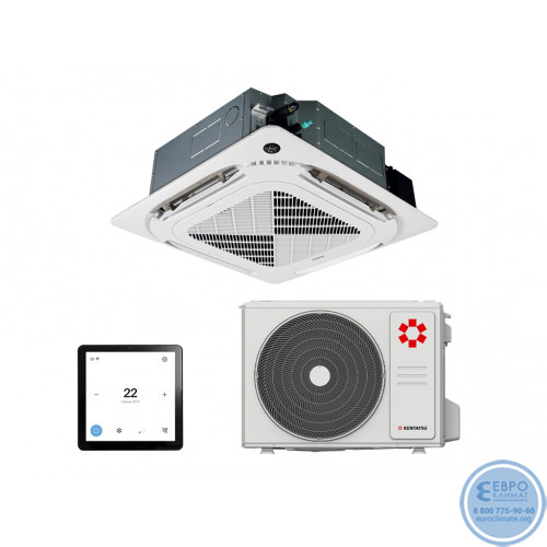 Кассетный инверторный кондиционер Kentatsu KSVB70HZRN1W/KSUNB70HZRN1/KPU95-DR-2