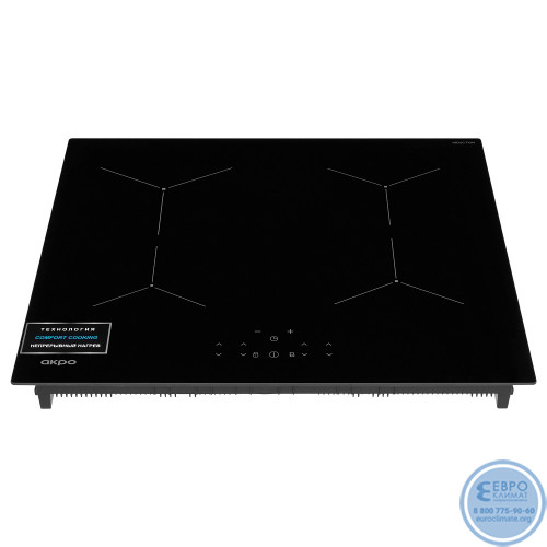 Индукционная стеклокерамическая варочная панель AKPO PIA 6094015CC BL-3