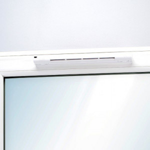 Комплект Aereco EMM707 (оконный клапан EMM716 + стандартный козырек AEA731)