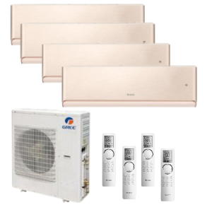 Мульти сплит-система инверторная Gree серия AIRY Champagne R32 4xGWH09AVCXB-K6DNA1B/GWHD(36)NK6OO (25м+25м+25м+25м)