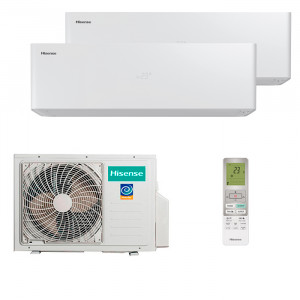 Мульти сплит-система инверторная Hisense серия Vision Pro 2.0 Superior 2xAS-10UW4RXVQH01AG/AMW2-18U4RXC (25м+25м)
