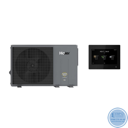 Инверторный тепловой насос Haier AW092MUCHA  серия  Super Aqua HE-2