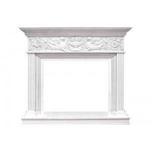 Портал Dimplex Palace Белый с серебром под очаг Symphony 30' DF3020-INT