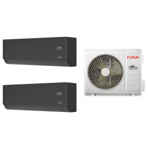Мульти сплит-система инверторная Funai серия SENSEI NERO SHINKIRIGAMI 2xRAM-I-SNN35HP.W02/S/RAM-I-3SKG80HP.02/U (35м+35м)