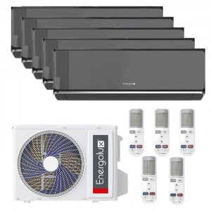 Мульти сплит-система инверторная Energolux серия Smart Multi Geneva 5x ESAS07M3_WFB_AR2_DC/ESAM42M2_AR2_DC5 (20м+20м+20м+20м+20м)