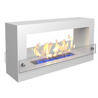Напольный биокамин Zefire Quarter 900 белый