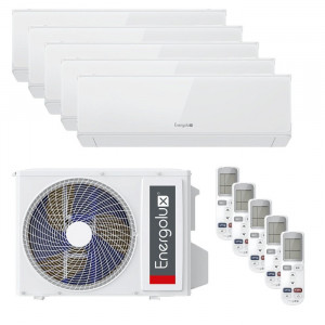 Мульти сплит-система инверторная Energolux серия Smart Multi Geneva 5x ESAS07M3_WF_AR2_DC/ESAM42M2_AR2_DC5 (20м+20м+20м+20м+20м)