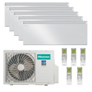 Мульти сплит-система инверторная Hisense серия SENSATION PRO MULTI Superior DC Inverter 5xAS-10UW4RWMQK00G /AMW5-42U4RTA (25м+25м+25м+25м+25м)