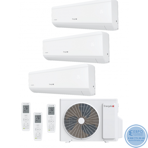 Мульти сплит-система инверторная Energolux серия Big Multi 3 x SAS07CH3-AI/SAM24M3-GI/3 (20м+20м+20м)
