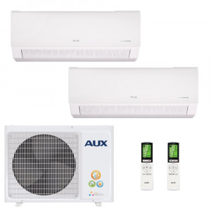 Мульти сплит-система инверторная AUX серия FREE MATCH Inverter 2хAMWM-H07\4R2(BA) / AM2-H14/4DR2 (20м+20м)