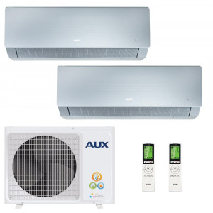 Мульти сплит-система инверторная AUX серия FREE MATCH Inverter 2хAMWM-H09\4R2(CD) / AM2-H18/4DR2 (25м+25м)