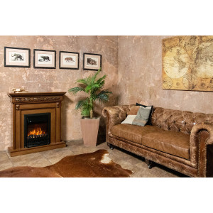 Портал Royal Flame Valletta Орех под классический очаг