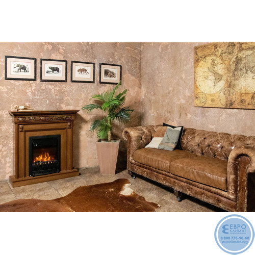 Портал Royal Flame Valletta Орех под классический очаг-2