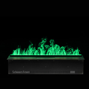Электрический паровой очаг Schones Feuer 3D FireLine 800 RGB со стальной крышкой