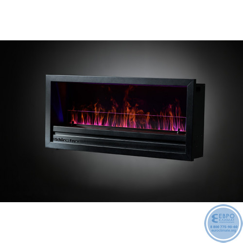 Электрический паровой  очаг Schones Feuer  HUGO 1000 + Blue Effect Flame (с эффектом cинего пламени)-2