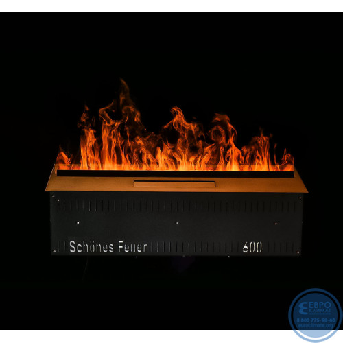 Электрический паровой очаг Schones Feuer 3D FireLine 600 Pro RGB-2