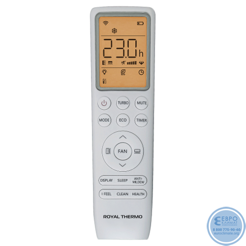 Настенный инверторный кондиционер Royal Thermo RTBI-12HN8/black BAROCCO DC-5
