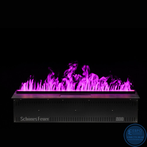 Электрический паровой очаг Schones Feuer 3D FireLine 800 Pro RGB-2