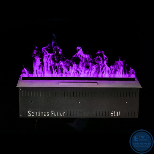 Электрический паровой очаг Schones Feuer 3D FireLine 600 Pro RGB-3