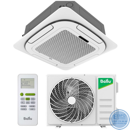 Кассетный инверторный кондиционер Ballu BLCI_C-24HN1_24Y-2