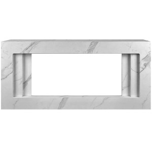 Портал Line 42 SFT под очаг Vision 42 LED White Marble
