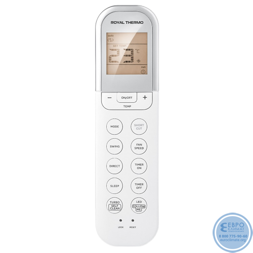 Настенный инверторный кондиционер Royal Thermo RTSI-24HN8 Siena DC-4