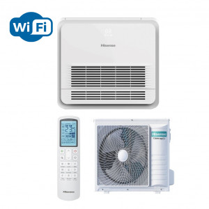 Напольно-потолочный инверторный кондиционер Hisense AKT-12UR4RK8/AUW-12U4RS8 серия HEAVY EU DC Inverter R32 Wi-Fi