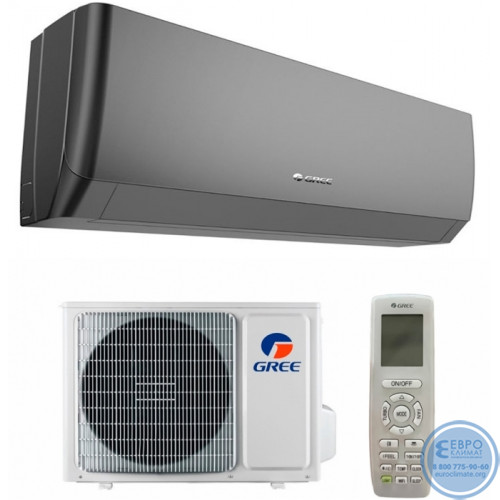 Настенный инверторный кондиционер Gree GWH09AGCXB-K6DNA4F серия PULAR INVERTER R32 ARCTIC BLACK-2