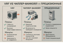 Кондиционирование промышленных объектов: выбор систем для цехов с высокой тепловой нагрузкой