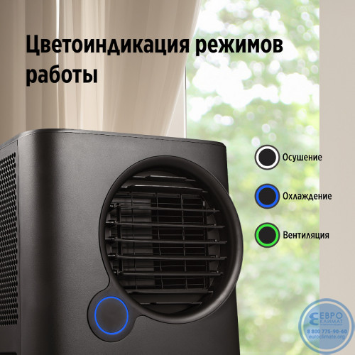 Мобильный кондиционер Ballu BPAC-10 EPB/N6 серия Eclipse black-4