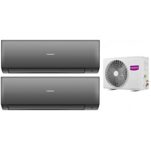 Мульти сплит-система инверторная Casarte серия Eletto 2xCAS50CX1/R3-B / 5U105CM1/R3 (50м+50м)