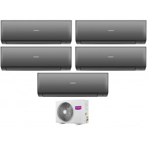 Мульти сплит-система инверторная Casarte серия Eletto 5xCAS25CX1/R3-B / 5U125CM1/R3 (25м+25м+25м+25м+25м)