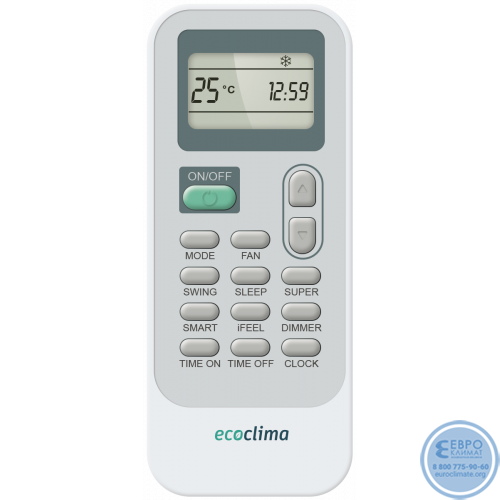 Настенный кондиционер Ecoclima ECW-HE12/AA-4R2 / EC-HE12/A-4R2 серия Elegant line-2
