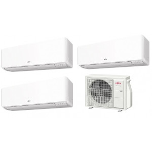Мульти сплит-система инверторная Fujitsu R32 Genios 3xASYG09KMCC / AOYG24KBTA3 (25м+25м+25м)