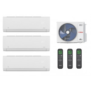 Мульти сплит-система инверторная Funai серия ORIGAMI KODO SHOGUN Inverter 3xRAM-I-SG25HP.W03/S/RAM-I-3OK60HP.01/U (20м+20м+20м)