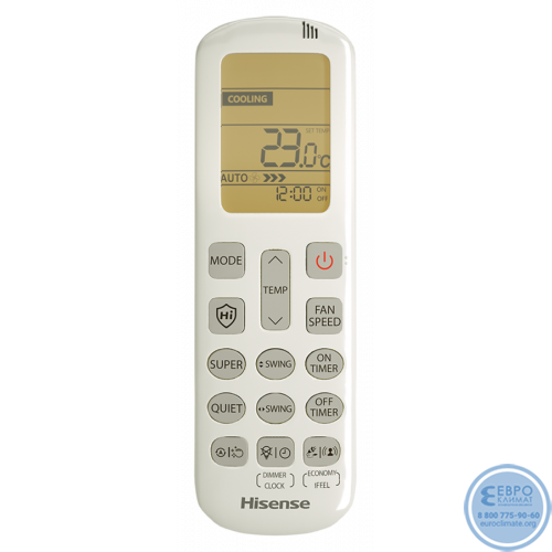 Настенный кондиционер Hisense AS-24HW4RBSKC00 серия ERA Classic A 2025 Wi-Fi-4