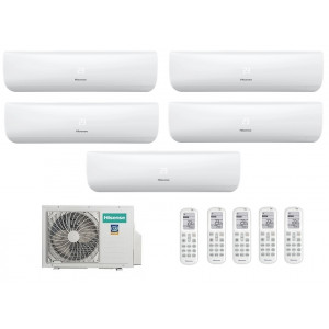 Мульти сплит-система инверторная Hisense серия ZOOM MULTI EU DC 5xAMS-07UW4RMRKB00 / AMW5-42U4RTA (20м+20м+20м+20м+20м)