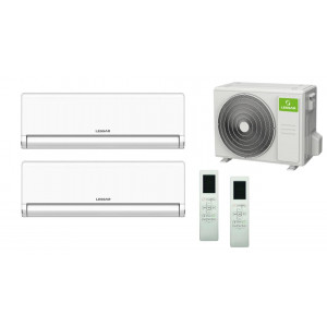 Мульти сплит-система инверторная Lessar серия Tiger 2xLS-MHE12KBE2 / LU-3HE21FVE2 (35м+35м)