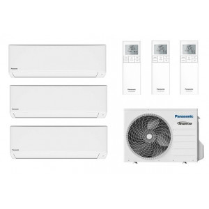 Мульти сплит-система инверторная Panasonic серия COMPACT INVERTER 3xCS-TZ35WKEW / CU-5E34PBD (35м+35м+35м)
