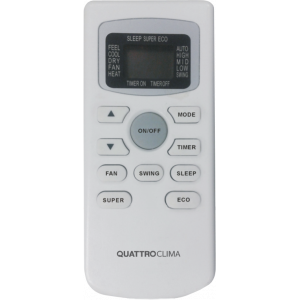 Настенный инверторный кондиционер Quattroclima QV-M12WBE/QN-M12WBE серия Monsone
